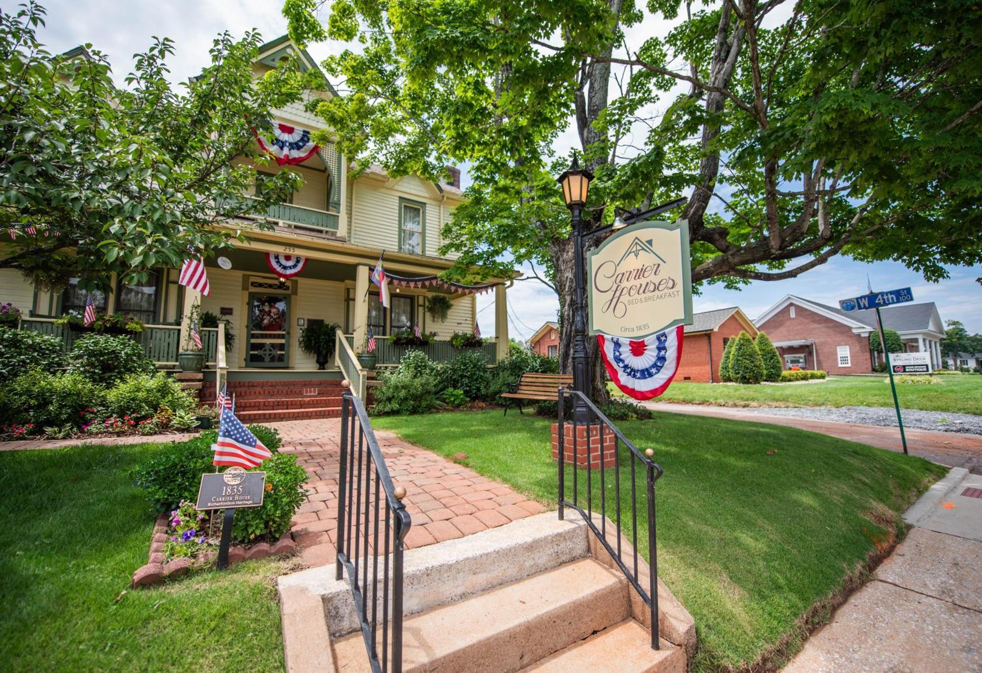 Carrier Houses Bed & Breakfast Rutherfordton Exterior photo